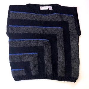 Vintage 80’s Graphic Geometric Sweater handmade